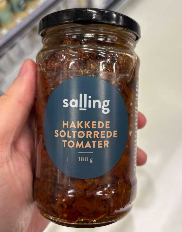 Hakkede Soltørrede Tomater