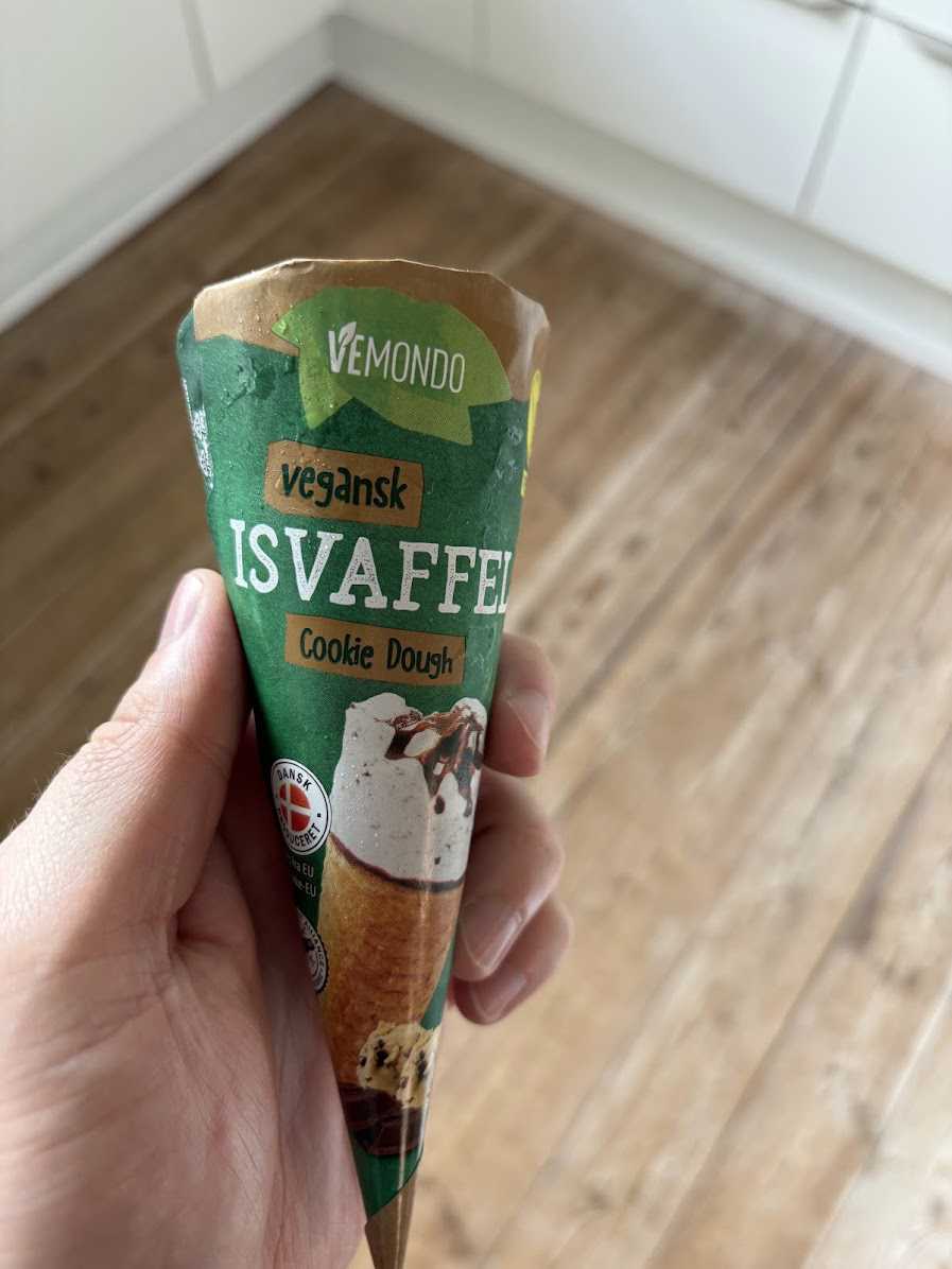 Isvaffel Cookie Dough