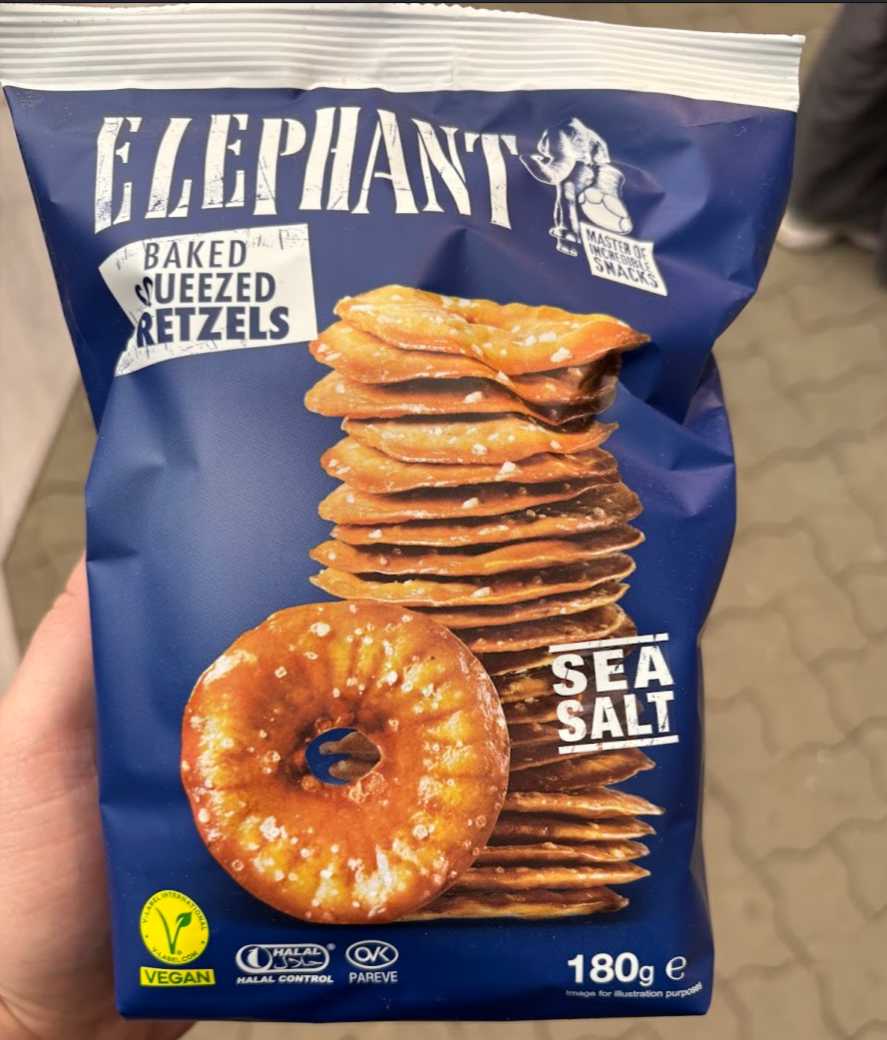 Baked Squeezed Pretzels Sea Salt