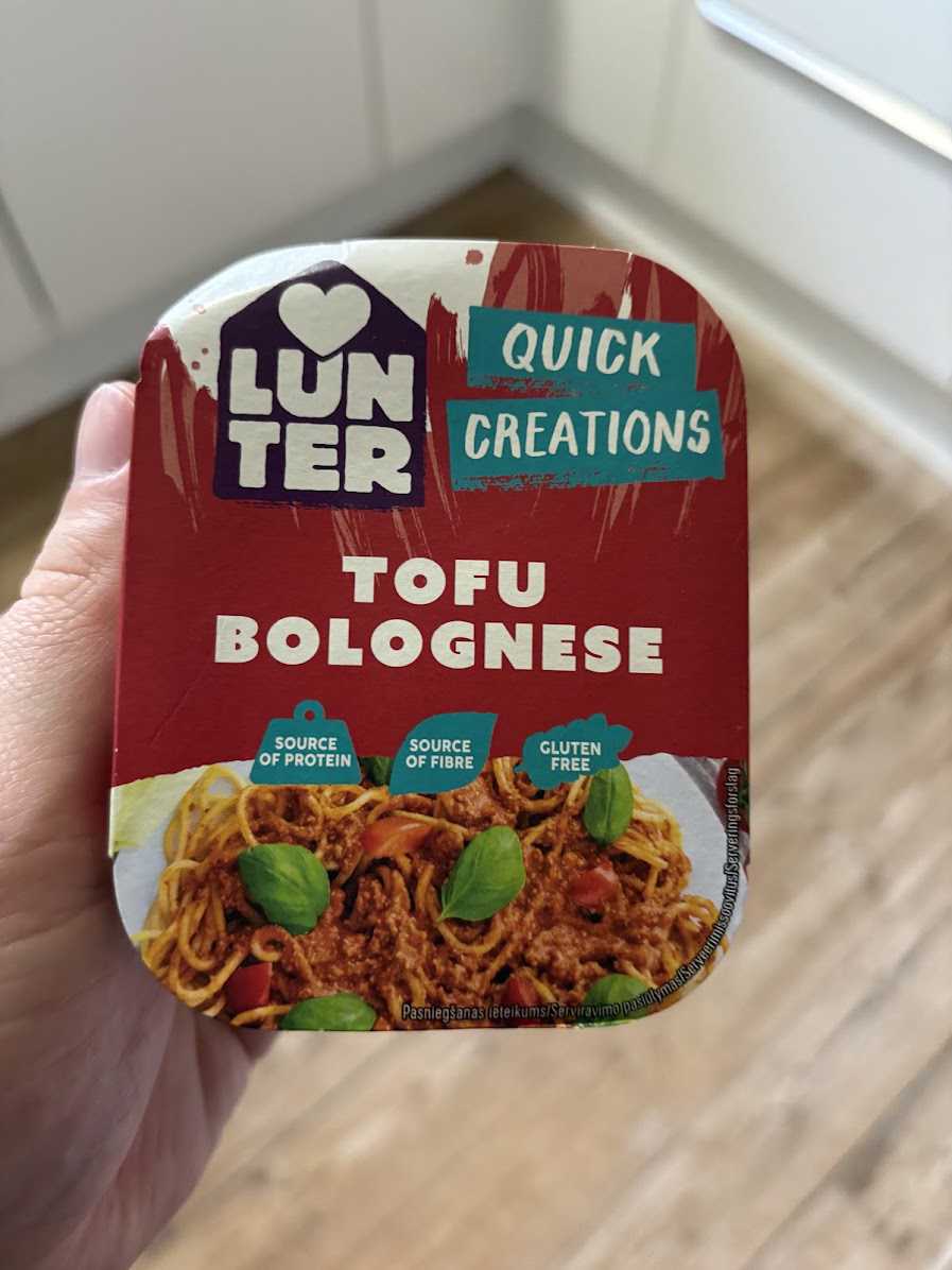 Quick Creations Tofu Bolognese