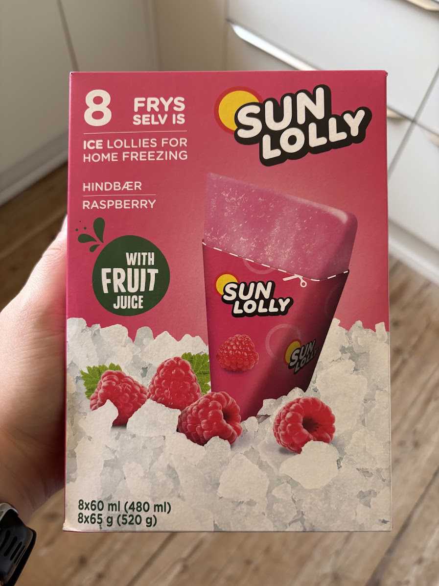 Sun Lolly Hindbær