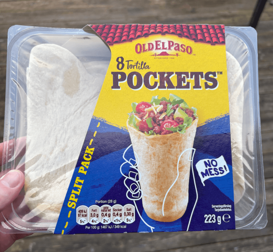 8 Tortilla Pockets