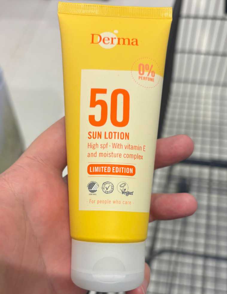 50 SPF Sun Lotion Solcreme