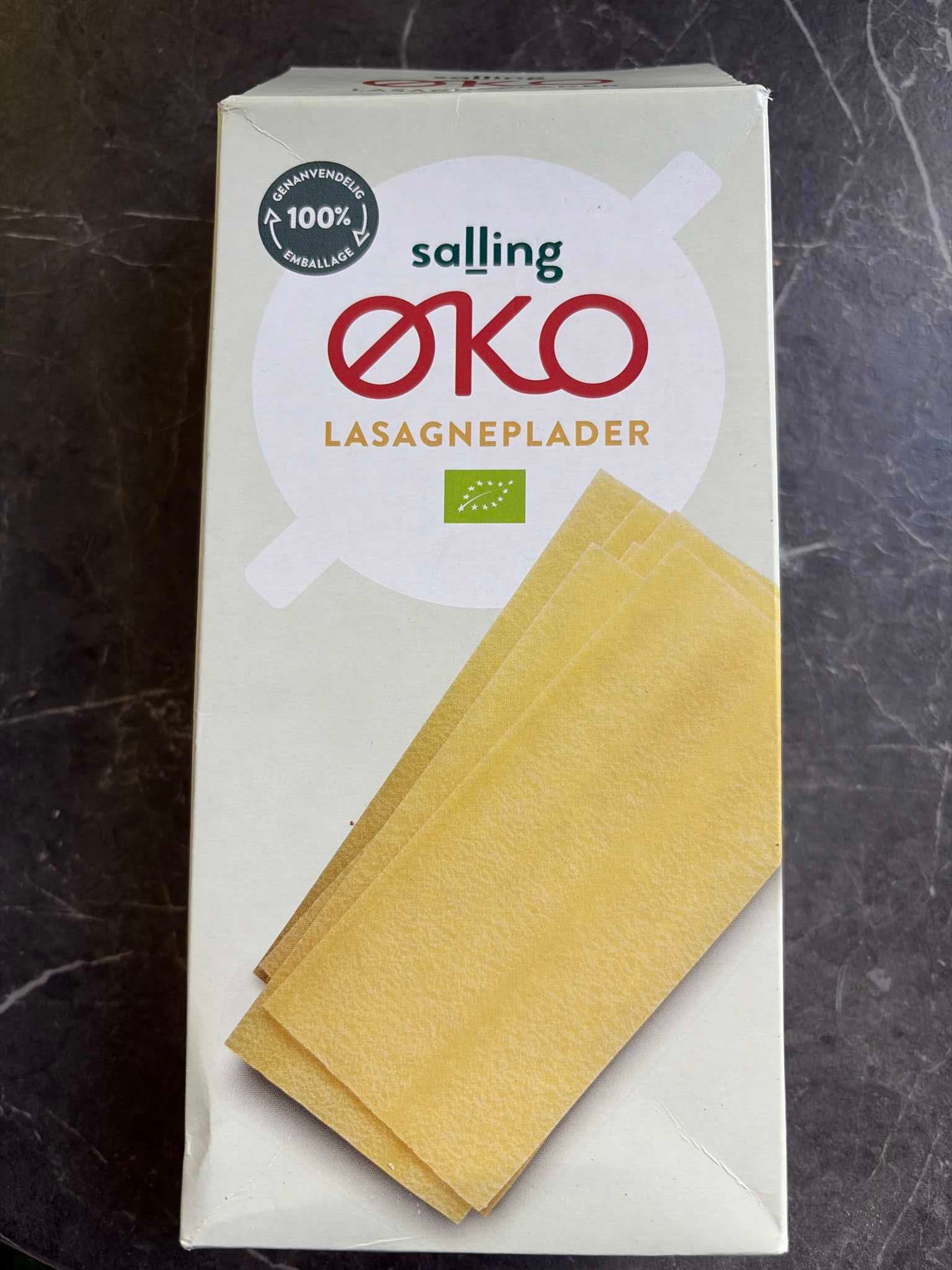 Øko Lasagneplader