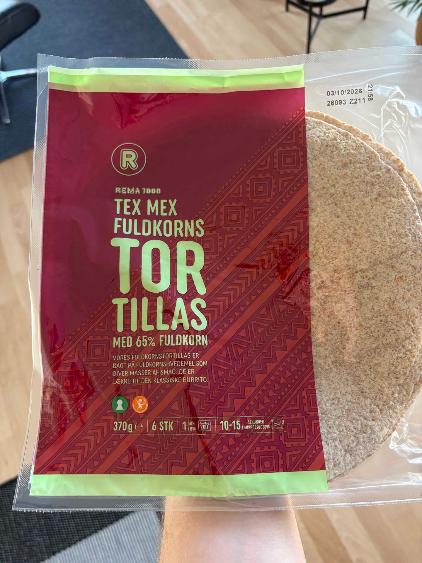 Tex Mex Fuldkorrns Tortillas