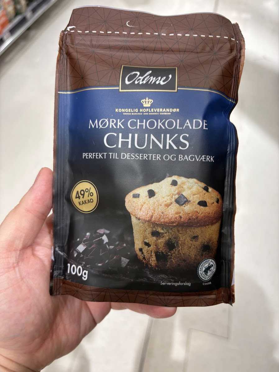 Mørk Chokolade Chunks