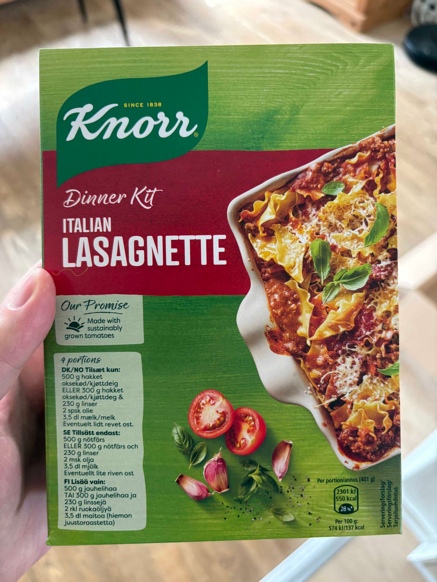 Dinner Kit - Italian Lasagnette