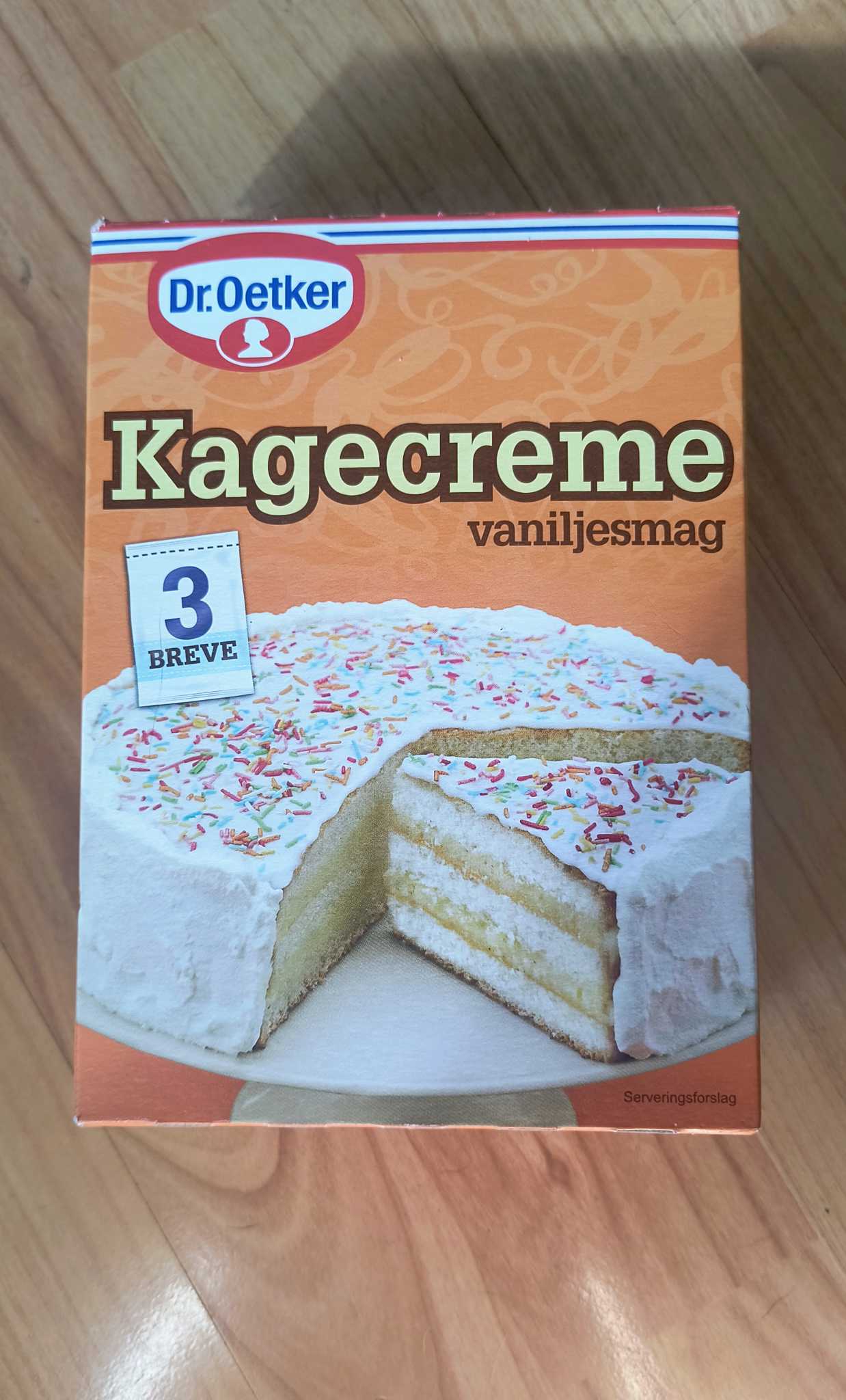 Kagecreme Vaniljesmag