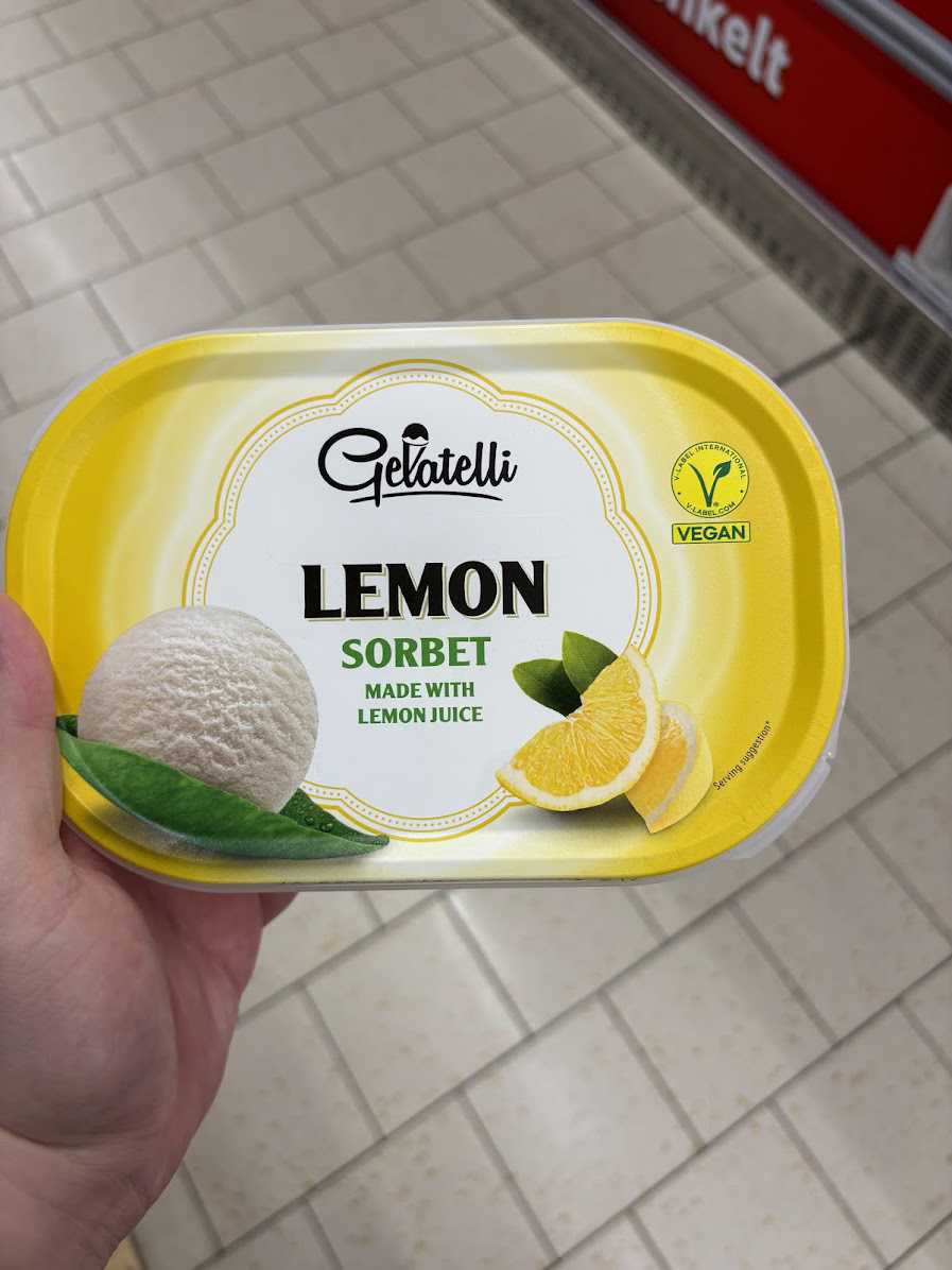 Lemon Sorbet