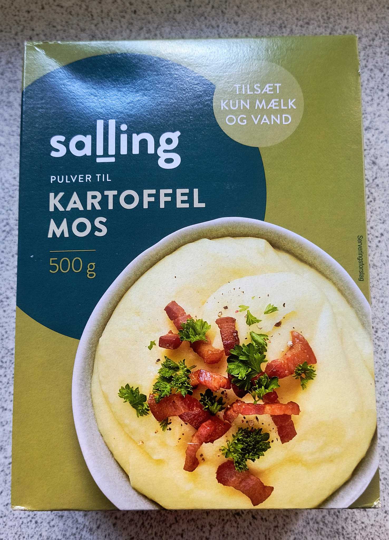 Kartoffelmospulver