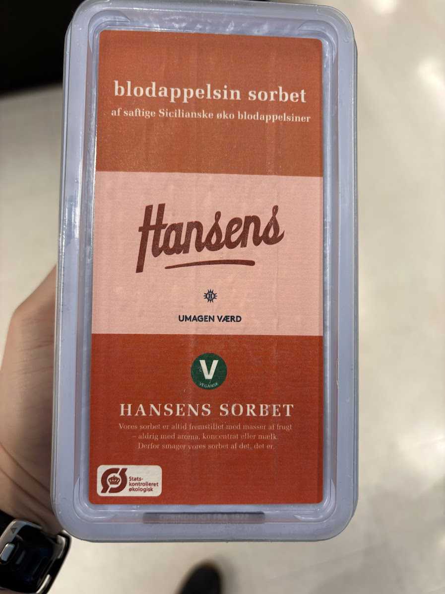 Blodappelsin Sorbet