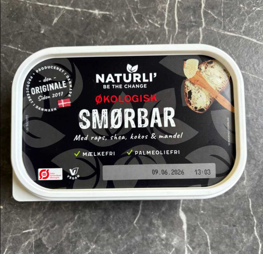 Økologisk Smørbar